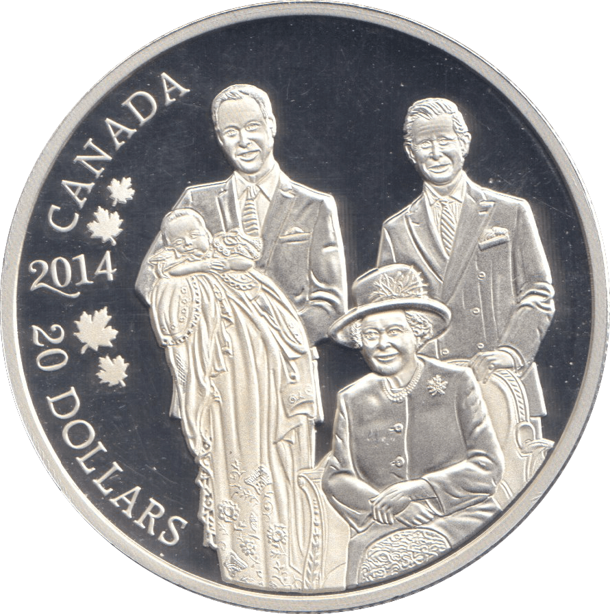 2014 SILVER PROOF 20 DOLLAR CANADA - SILVER WORLD COINS - Cambridgeshire Coins