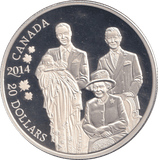 2014 SILVER PROOF 20 DOLLARS CANADA - SILVER WORLD COINS - Cambridgeshire Coins