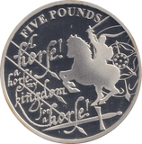 2014 SILVER PROOF £5 BAILIWICK OF JERSEY - SILVER WORLD COINS - Cambridgeshire Coins