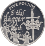 2014 SILVER PROOF £5 BAILIWICK OF JERSEY - SILVER WORLD COINS - Cambridgeshire Coins