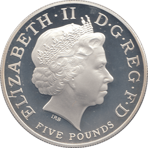 2014 SILVER PROOF 5 POUNDS - WORLD COINS - Cambridgeshire Coins