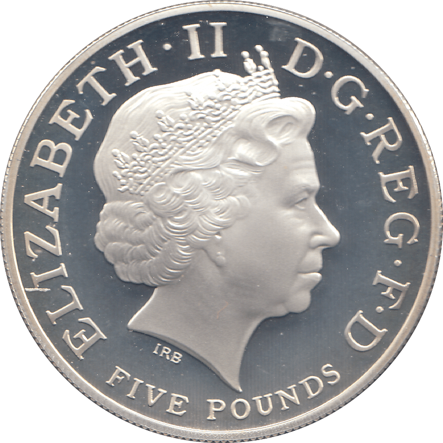 2014 SILVER PROOF 5 POUNDS - WORLD COINS - Cambridgeshire Coins