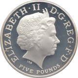 2014 SILVER PROOF 5 POUNDS - WORLD COINS - Cambridgeshire Coins