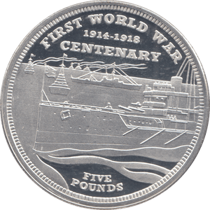 2014 SILVER PROOF FIVE POUNDS FIRST WORLD WAR CENTENARY - £5 Silver Proof - Cambridgeshire Coins