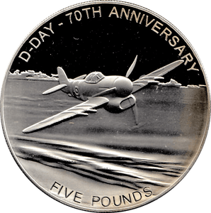 2014 SILVER PROOF FIVE POUNDS GUERNSEY - SILVER WORLD COINS - Cambridgeshire Coins