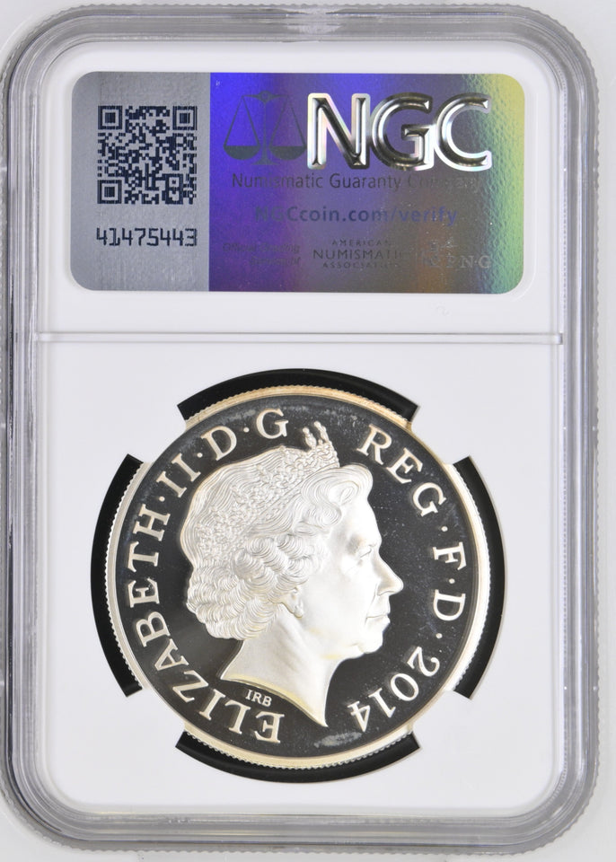 2014 SILVER PROOF PORTRAIT OF BRITAIN BUCKINGHAM PALACE ( NGC ) PF68 ULTRA CAMEO - NGC SILVER COINS - Cambridgeshire Coins