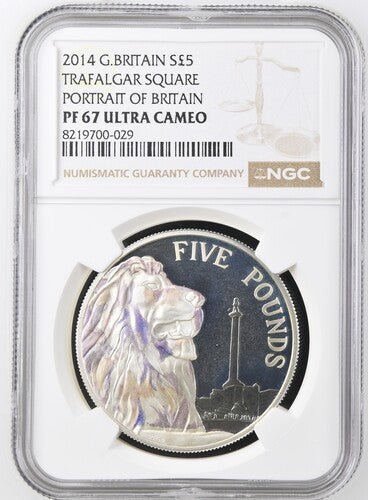 2014 SILVER PROOF PORTRAIT OF LION ( NGC ) PF67 ULTRA CAMEO - NGC SILVER COINS - Cambridgeshire Coins