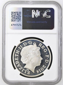 2014 SILVER PROOF PORTRAIT OF LION ( NGC ) PF67 ULTRA CAMEO - NGC SILVER COINS - Cambridgeshire Coins