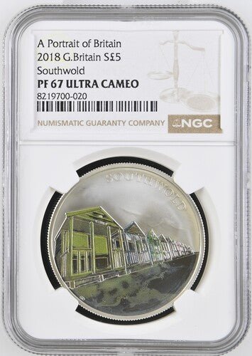 2014 SILVER PROOF PORTRAIT OF SOUTHWOLD ( NGC ) PF67 ULTRA CAMEO - NGC SILVER COINS - Cambridgeshire Coins