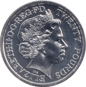 2014 SILVER PROOF TWENTY POUND - SILVER WORLD COINS - Cambridgeshire Coins