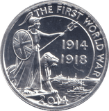 2014 SILVER PROOF TWENTY POUND - SILVER WORLD COINS - Cambridgeshire Coins