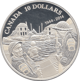 2014 SILVER TEN DOLLARS CANADA - SILVER WORLD COINS - Cambridgeshire Coins
