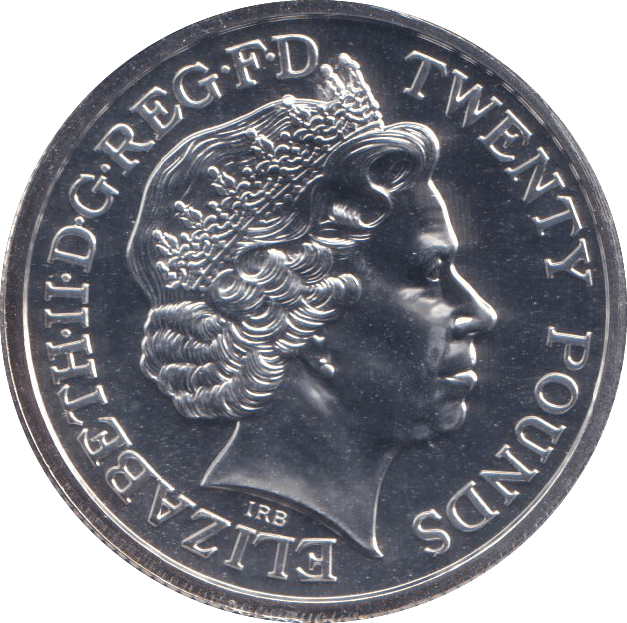 2014 SILVER TWENTY POUNDS BU - SILVER WORLD COINS - Cambridgeshire Coins