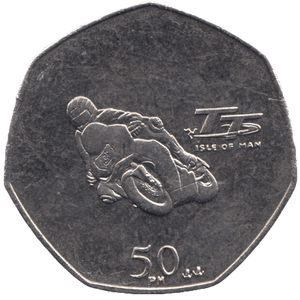 2014 TT FIFTY PENCE ISLE OF MAN - WORLD COINS - Cambridgeshire Coins