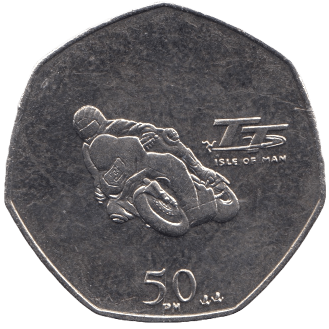 2014 TT FIFTY PENCE ISLE OF MAN - WORLD COINS - Cambridgeshire Coins