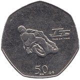 2014 TT FIFTY PENCE ISLE OF MAN - WORLD COINS - Cambridgeshire Coins