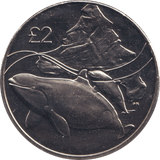 2014 TWO POUNDS THE ORCA WHALES BRITISH ANTARCTIC TERRITORY - WORLD COINS - Cambridgeshire Coins
