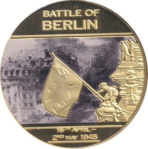 2014 WWII 75TH ANNIVERSARY MEDALLION BATTLE OF BERLIN - WORLD COINS - Cambridgeshire Coins