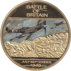 2014 WWII 75TH ANNIVERSARY MEDALLION BATTLE OF BRITAIN - WORLD COINS - Cambridgeshire Coins