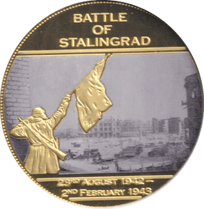 2014 WWII 75TH ANNIVERSARY MEDALLION BATTLE OF STALINGRAD - WORLD COINS - Cambridgeshire Coins