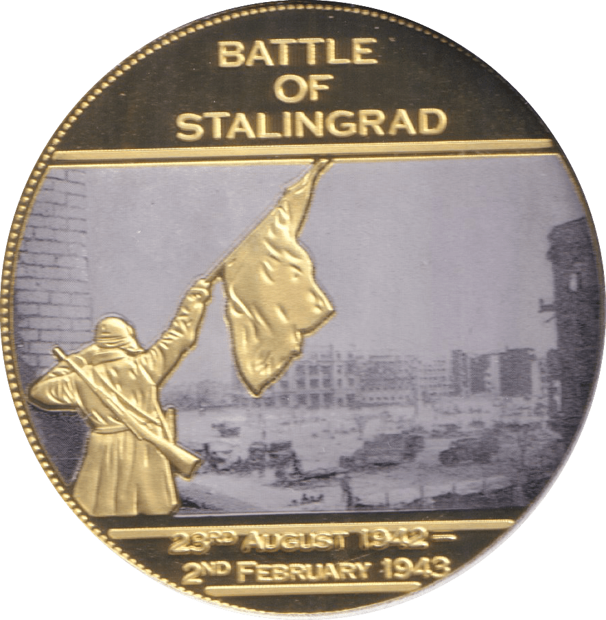 2014 WWII 75TH ANNIVERSARY MEDALLION BATTLE OF STALINGRAD - WORLD COINS - Cambridgeshire Coins