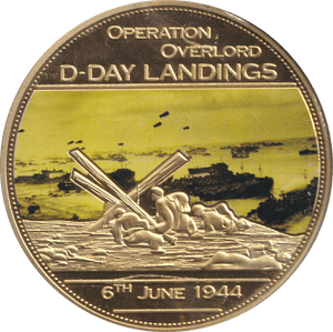 2014 WWII 75TH ANNIVERSARY MEDALLION D - DAY LANDING - WORLD COINS - Cambridgeshire Coins