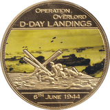 2014 WWII 75TH ANNIVERSARY MEDALLION D - DAY LANDING - WORLD COINS - Cambridgeshire Coins