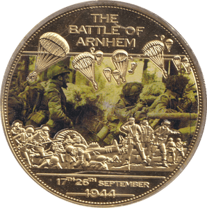 2014 WWII 75TH ANNIVERSARY MEDALLION THE BATTLE OF ARNHEM - WORLD COINS - Cambridgeshire Coins