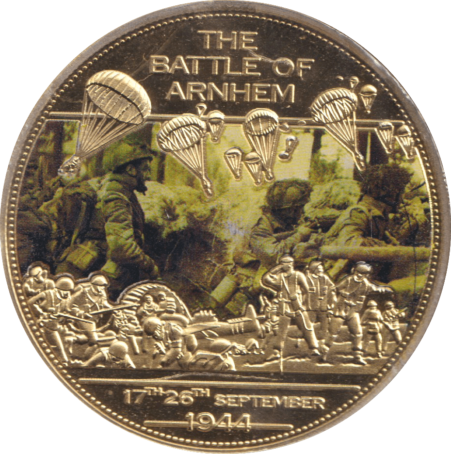 2014 WWII 75TH ANNIVERSARY MEDALLION THE BATTLE OF ARNHEM - WORLD COINS - Cambridgeshire Coins
