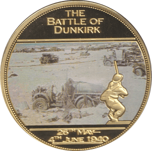 2014 WWII 75TH ANNIVERSARY MEDALLION THE BATTLE OF DUNKIRK - WORLD COINS - Cambridgeshire Coins