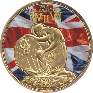 2014 WWII 75TH ANNIVERSARY MEDALLION THE SINKING OF THE BISMARCK - WORLD COINS - Cambridgeshire Coins