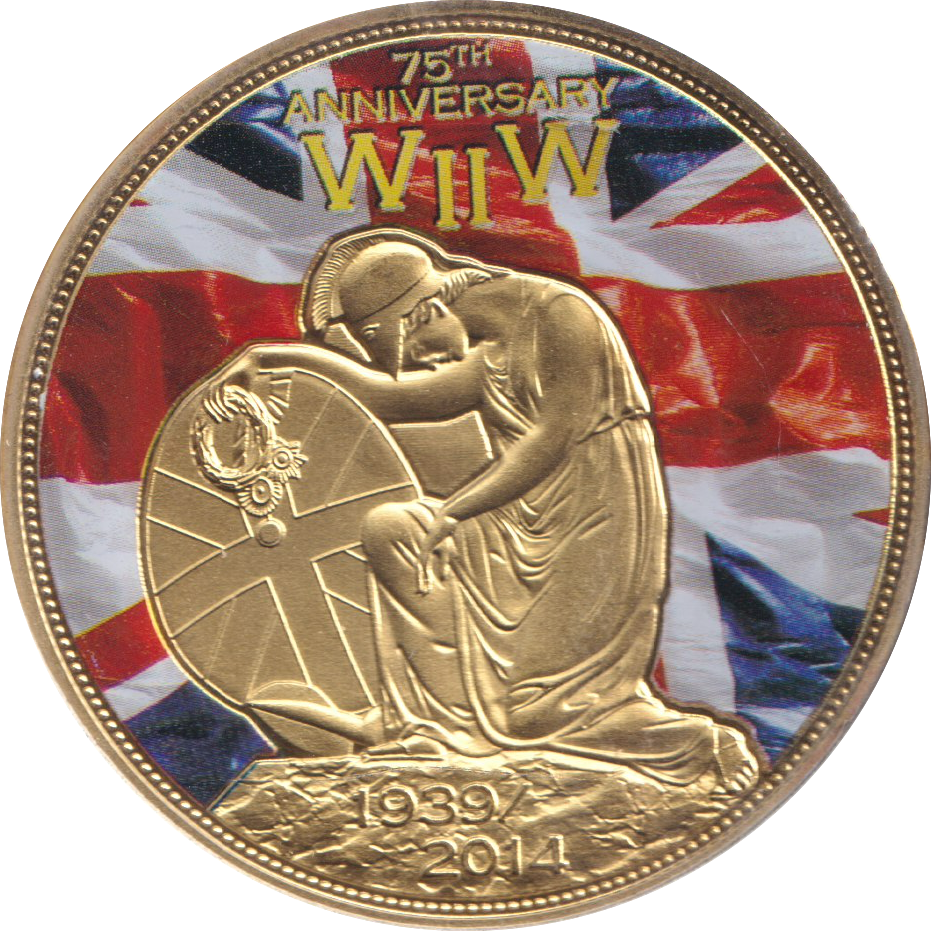 2014 WWII 75TH ANNIVERSARY MEDALLION THE SINKING OF THE BISMARCK - WORLD COINS - Cambridgeshire Coins