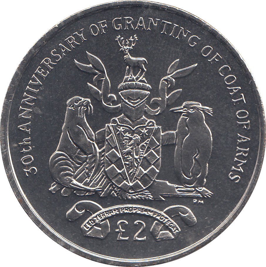2015 2 POUND 30TH ANNIVERSARY OF GRANTING OF COAT OF ARMS ( BU ) - WORLD COINS - Cambridgeshire Coins