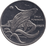 2015 2 POUND BLUE WHALE ( BU ) - WORLD COINS - Cambridgeshire Coins