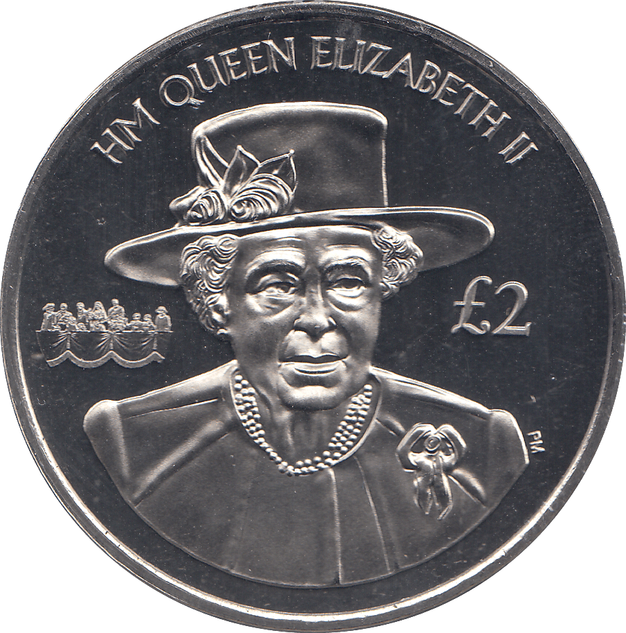 2015 2 POUND QUEEN ELIZABETH II COMMEMORATIVE COIN ( BU ) - WORLD COINS - Cambridgeshire Coins