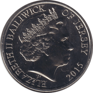 2015 £5 BAILIWICK OF JERSEY - WORLD COINS - Cambridgeshire Coins