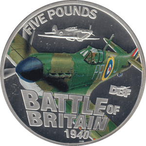 2015 £5 BATTLE OF BRITAIN SILVER PROOF - SILVER WORLD COINS - Cambridgeshire Coins