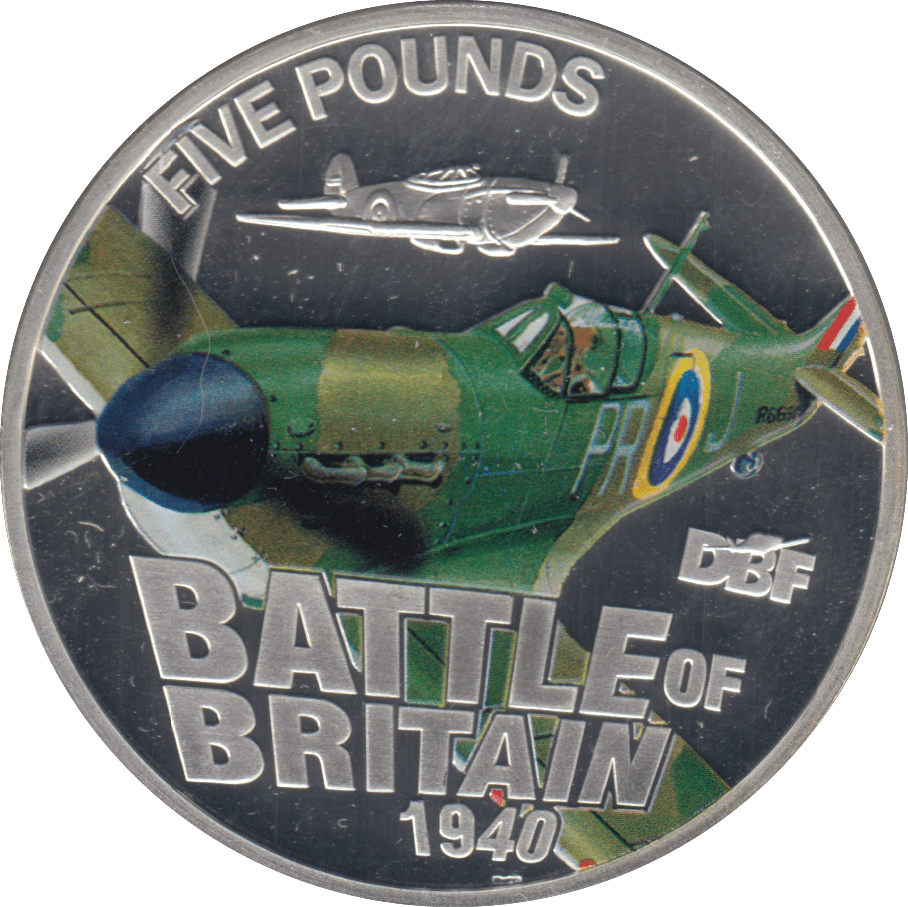 2015 £5 BATTLE OF BRITAIN SILVER PROOF - SILVER WORLD COINS - Cambridgeshire Coins