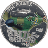 2015 £5 BATTLE OF BRITAIN SILVER PROOF - SILVER WORLD COINS - Cambridgeshire Coins
