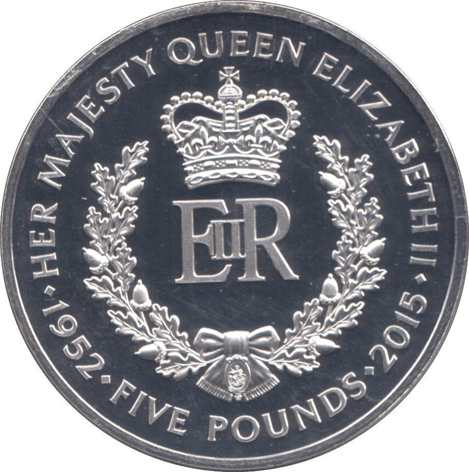 2015 £5 COMMEMORATIVE COIN QUEEN ELIZABETH II - WORLD COINS - Cambridgeshire Coins