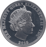 2015 £5 COMMEMORATIVE COIN QUEEN ELIZABETH II - WORLD COINS - Cambridgeshire Coins