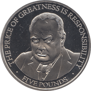 2015 5 POUNDS WINSTON CHURCHILL ( BU ) - WORLD COINS - Cambridgeshire Coins