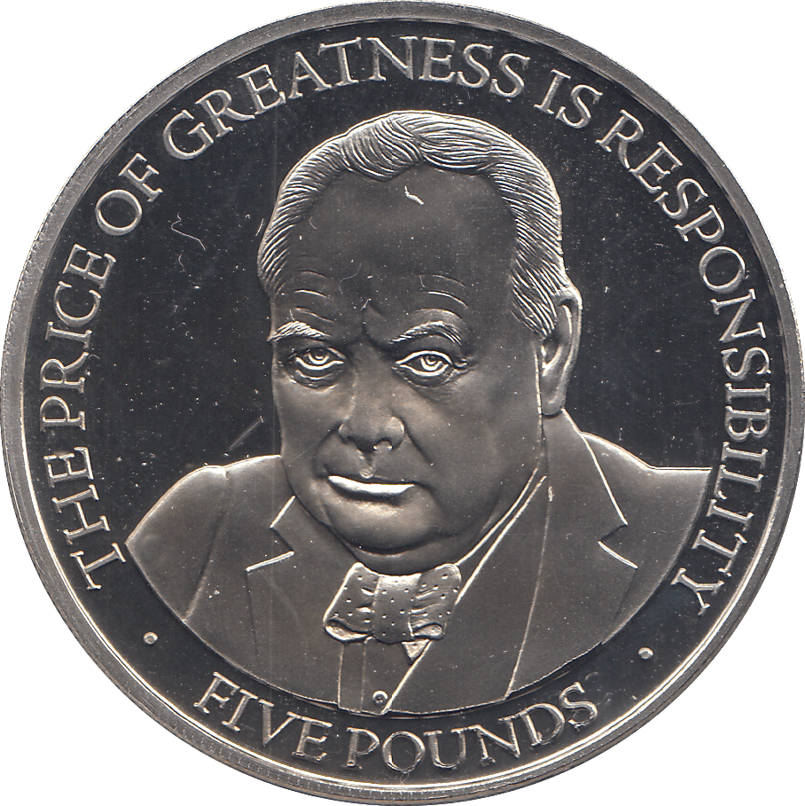 2015 5 POUNDS WINSTON CHURCHILL ( BU ) - WORLD COINS - Cambridgeshire Coins