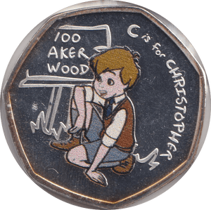 2015 50 PENCE CHRISTOPHER DISNEY - WORLD COINS - Cambridgeshire Coins