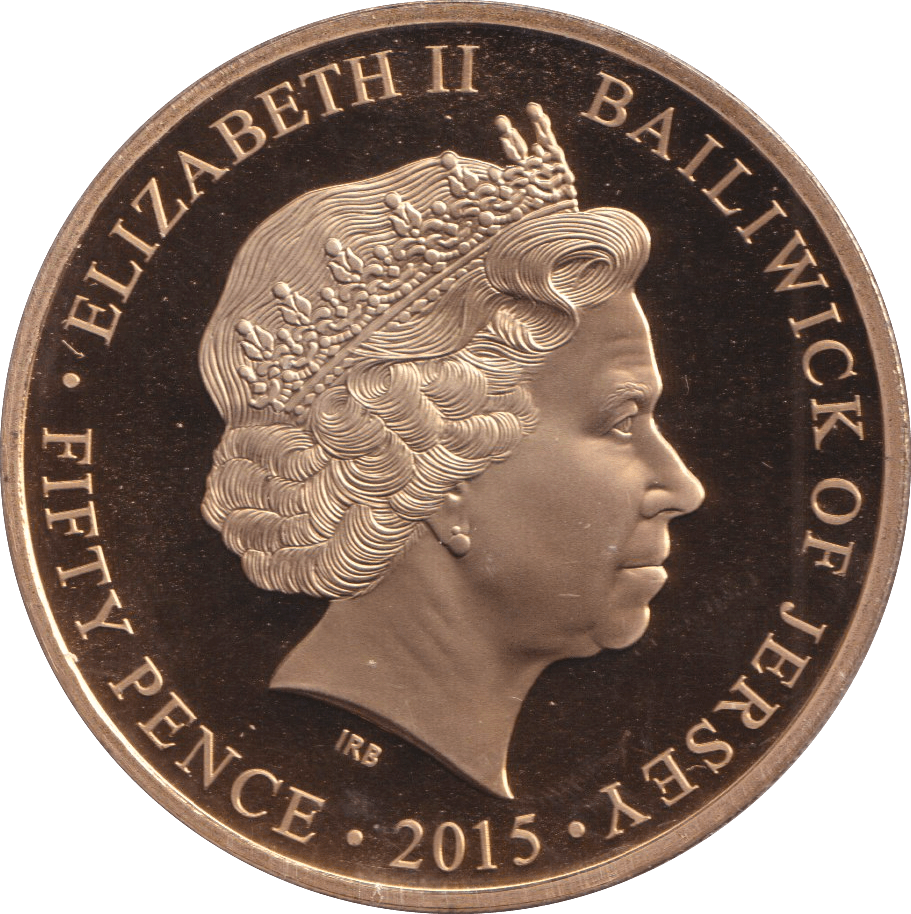 2015 50 PENCE JERSEY - WORLD COINS - Cambridgeshire Coins