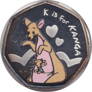 2015 50 PENCE KANGA DISNEY - WORLD COINS - Cambridgeshire Coins