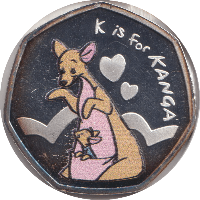 2015 50 PENCE KANGA DISNEY - WORLD COINS - Cambridgeshire Coins