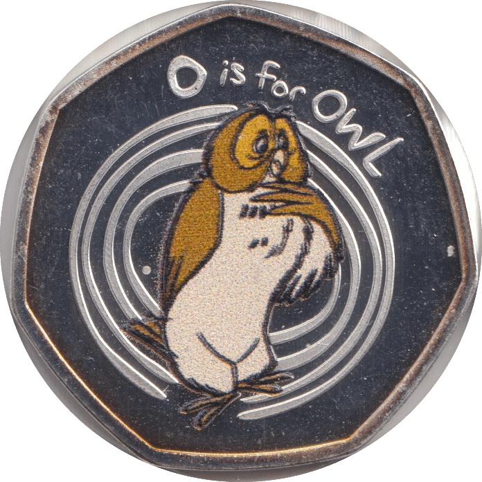 2015 50 PENCE OWL DISNEY - WORLD COINS - Cambridgeshire Coins