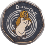 2015 50 PENCE OWL DISNEY - WORLD COINS - Cambridgeshire Coins