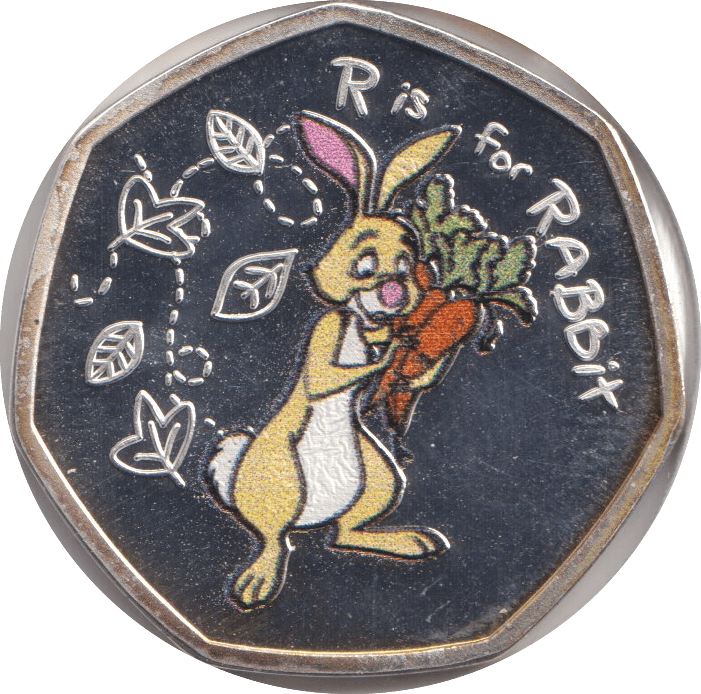 2015 50 PENCE RABBIT DISNEY - WORLD COINS - Cambridgeshire Coins